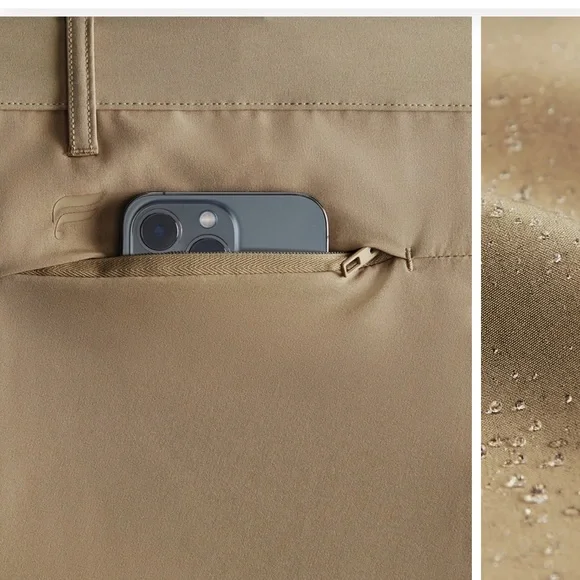 Fabletics NWT Men’s The Only Pant Classic Fit 30x32 Dark Twill - Picture 12 of 13